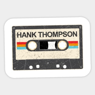 kurniamarga vintage cassette tape Hank Thompson Sticker